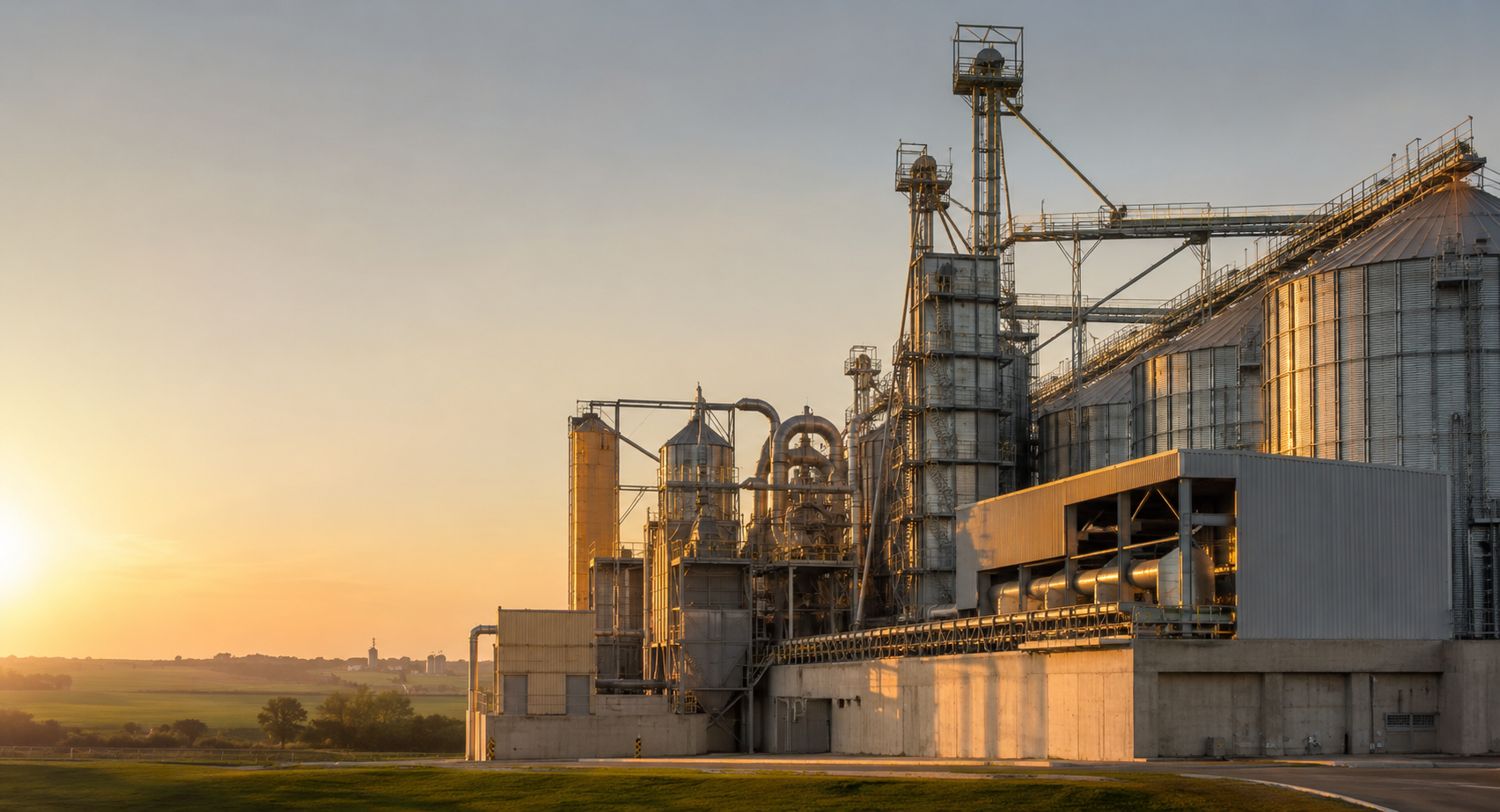 Instalações industriais ligadas ao processamento de soja